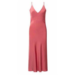 KARMAMIA Camisole Dress Semi Rich Pink Satin Slip Dress NWT | Size Small